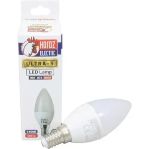 Horoz Ultra 5W Led Ampül E14 İnce Duy (Beyaz)