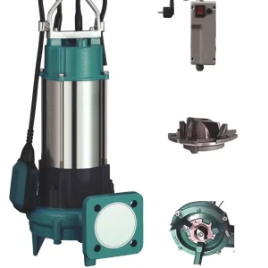 Kaysu CUT1500 Bıçaklı,Öğütücülü Dalgıç Su Pompası (Monofaze)