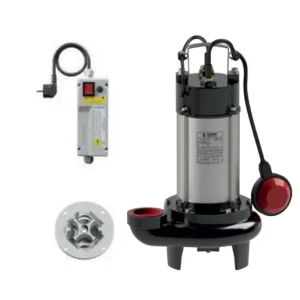 Sumak SBRM19/2-P (Monofaze) Parçalayıcı Bıçaklı Foseptik Dalgıç Pompa