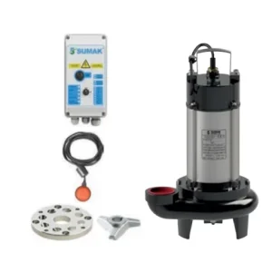 Sumak SBRT18/2 (Trifaze) Bıçaklı Foseptik Dalgıç Pompa