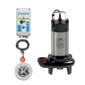 Sumak SBRT19/2-P (Trifaze) Parçalayıcı Bıçaklı Foseptik Dalgıç Pompa