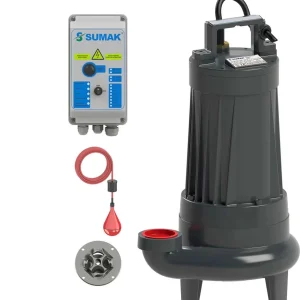 Sumak SBRT75/3-P (Trifaze) Parçalayıcı Bıçaklı Foseptik Dalgıç Pompa