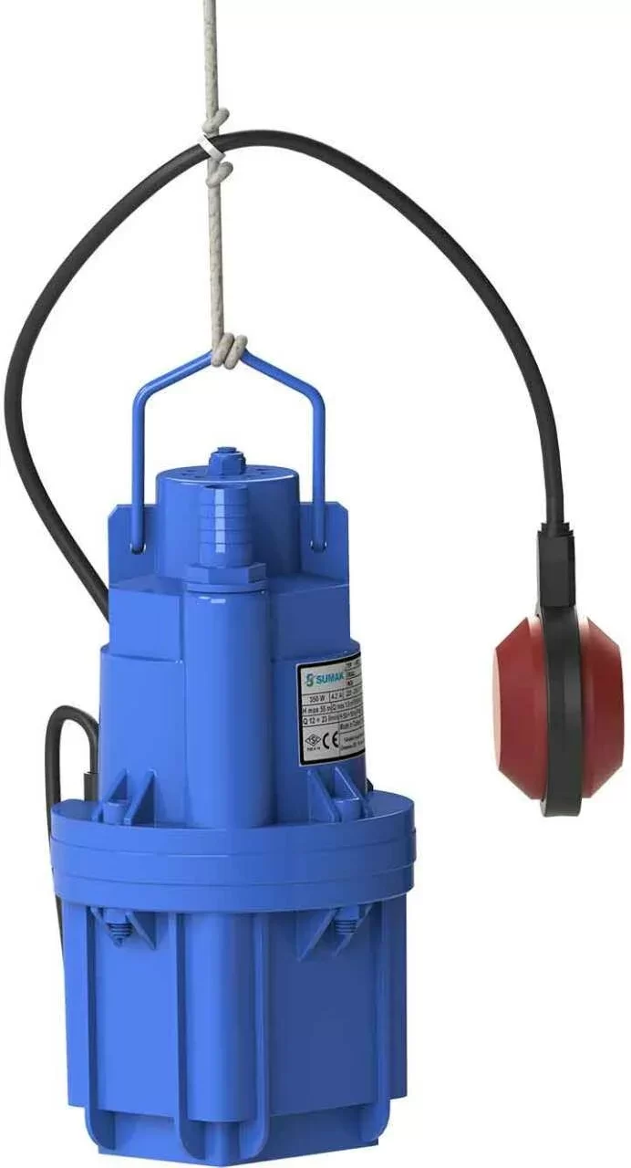Sumak SDF3 10 m. KABLOLU Elektromanyetik Dalgıç Pompa Flatörlü