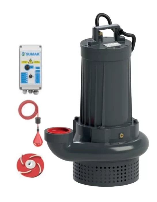 Sumak SDTV75/3 Atık Su Drenaj Dalgıç Pompası