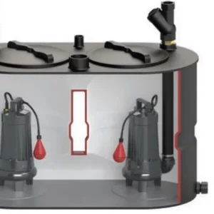 Sumak SMAC-2200 B Termoplastik Tanklı Foseptik Dalgıç Pompa